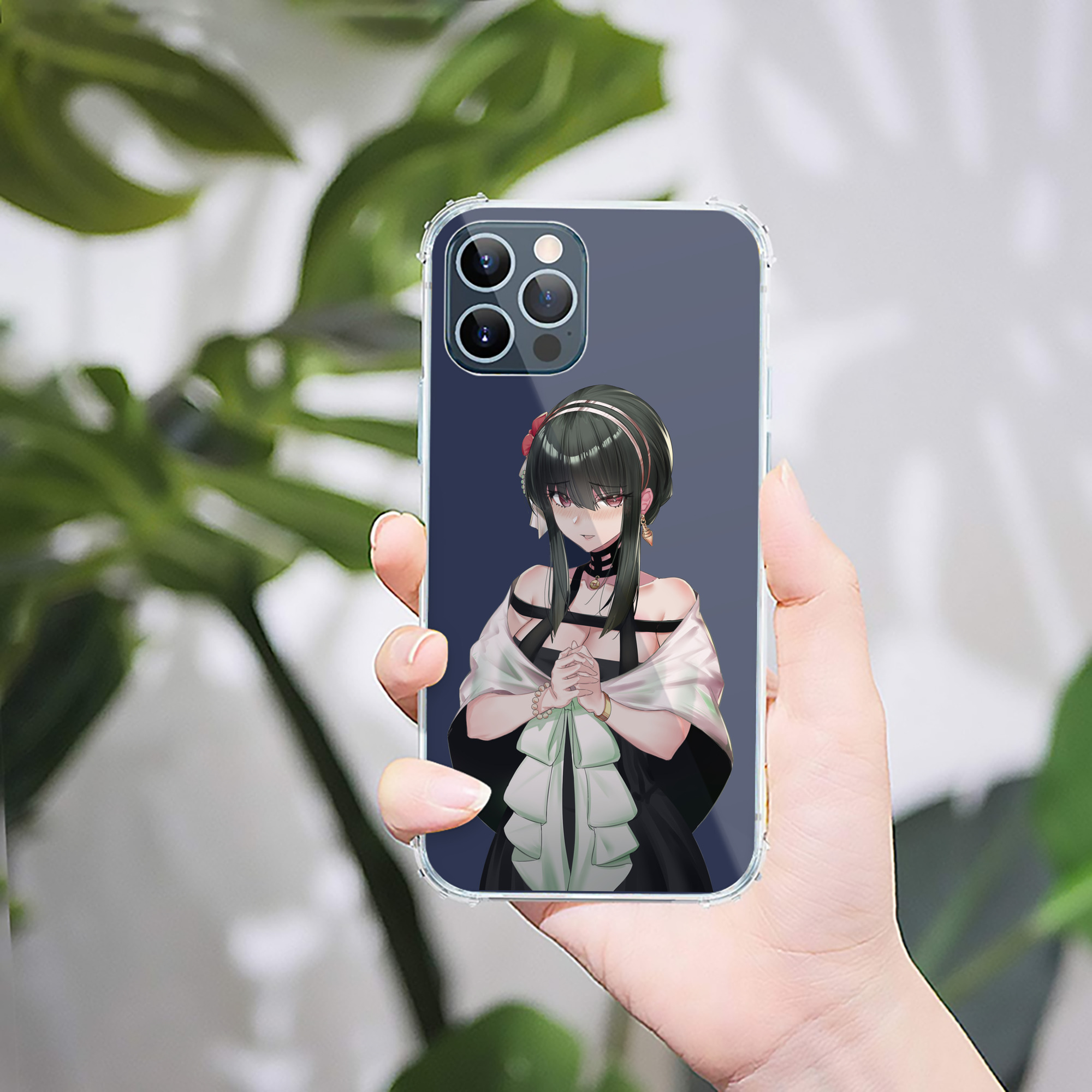 （画像用） SPY×FAMILY间谍家家酒 【iPhone 12シリーズ対応】透明スマホケース（クリアソフトケース）
